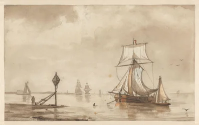 Ships by a Headland