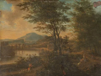 Italian Landscape at Sunset
