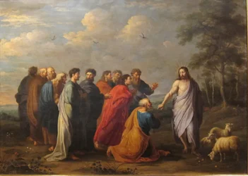 Jesus Christ Giving the Keys to Saint Peter
