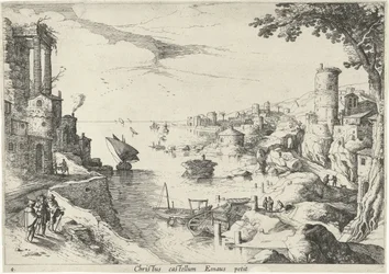 Landscape with the Disciples of Emmaus (title on object) (series title)