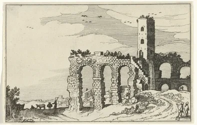 Ruins of an Aqueduct (Roman Ruins and Coastal Landscapes series)