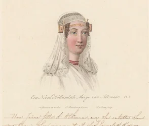 Headgear of a Girl from Alkmaar, 1816