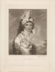 Portrait of Caroline Amalia Elisabeth of Brunswick-Wolfenbüttel