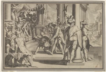 Allegory of Justice Sanctity of the Law with a Court Scene, 1605