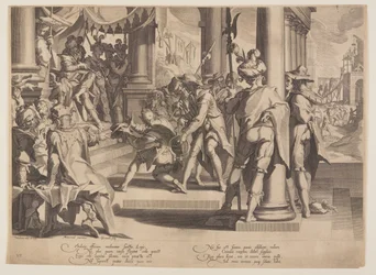 Allegory of Justice, Sanctity of Law, plate 12 from Thrones of Justice