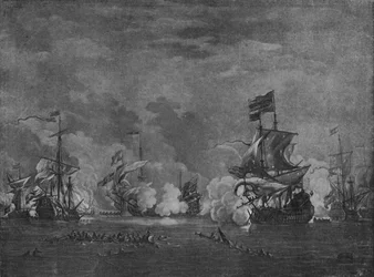 Sir Edward Spragge and Cornelius Tromp