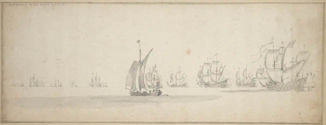The Dutch Fleet on Its Way to the Scottish Coast