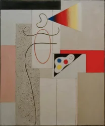 Painter with Palette