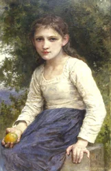 Girl with an Apple