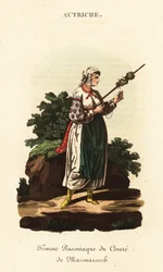 Russian serf woman, Kingdom of Hungary
