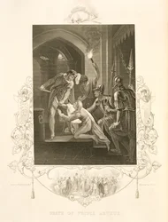 The Death of Prince Arthur, in King John by William Shakespeare, engraved by J. Rogers