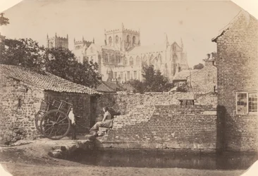 Ripon Cathedral from the Southeast, Adjacent to the River Skell
