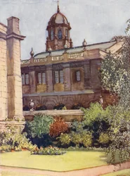Sheldonian Theatre and Bodleian Library from the Rector