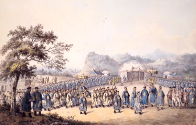 The Emperor of China Receiving the Embassy of Lord Macartney