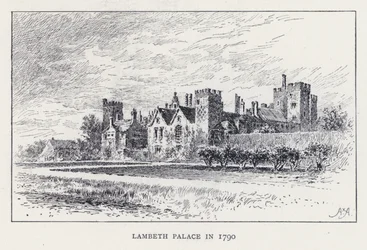 Lambeth Palace in 1790