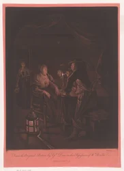 Company in a Tavern by Candlelight