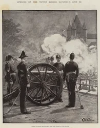 Opening of the Tower Bridge, Saturday, 30 June