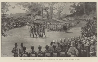 The Ashanti Expedition, Occupation of Coomassie by the British Troops, 17 January 1896