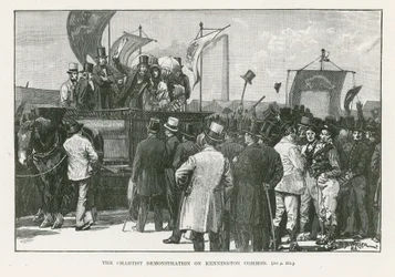 The Chartist Demonstration on Kennington Common, London
