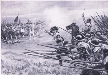 The Charge of the Royalist Infantry at Naseby, June 1645