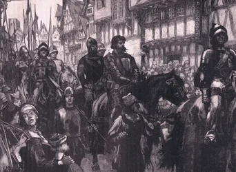 Wallace on his way to Westminster Hall AD 1304