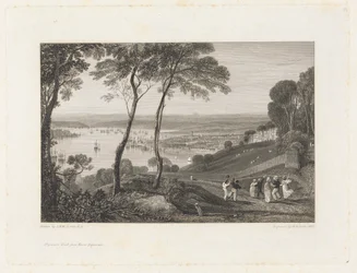 Plymouth Dock, from Mount Edgecumbe