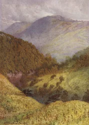 Looking down Chee Dale, High Tor in the Distance