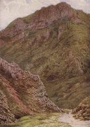 The Lion Rock in the Winnats, between Castleton and Edale