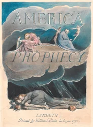 America. A Prophecy, Plate 2, Title Page