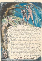 America. A Prophecy, Plate 3, Preludium - The shadowy daughter...