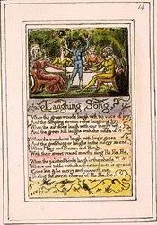 Laughing Song: Plate 14 from Songs of Innocence and of Experience (copy R)