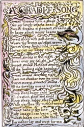 A Cradle Song: Plate 15 from Songs of Innocence and of Experience (copy R)