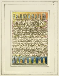 Holy Thursday: Plate 18 from Songs of Innocence and of Experience (Copy R)