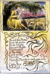 Spring: plate 22 from Songs of Innocence and of Experience (copy R) c.1802-08