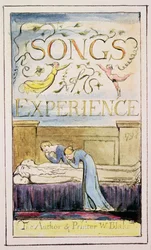 Title Page to Songs of Experience: Plate 30 from Songs of Innocence and of Experience (Copy R) c.1802-08