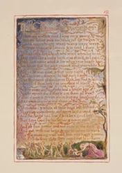 The Chimney Sweeper: plate 12 from Songs of Innocence and of Experience (copy AA)