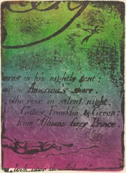 Restrike from Fragment of Cancelled Plate for 
