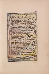 Songs of Innocence and of Experience, Plate 32, Earth