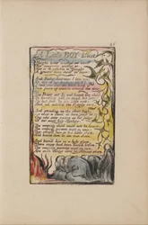 Songs of Innocence and of Experience, Plate 46, A Little Boy Lost (Bentley 50)