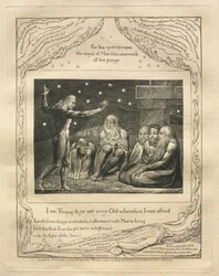 The Book of Job: Pl. 12, I am Young and Ye are Very Old Wherefore I was Afraid