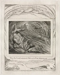 The Book of Job: Pl. 13, Then the Lord answered Job out of the Whirlwind