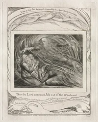 The Book of Job: Pl. 13, Then the Lord Answered Job Out of the Whirlwind