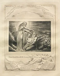 The Book of Job: Pl. 17, I have heard thee with the hearing of the Ear but now my Eye seeth thee