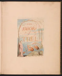 The Book of Thel, Plate 2, Title Page