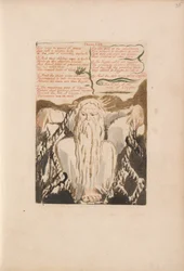 The First Book of Urizen, Plate 27, They Lived a Period of Years.... (Bentley 28)