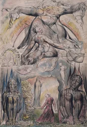 The Mission of Virgil, illustration from Canto 2 of "Inferno" of "The Divine Comedy" by Dante Alighieri