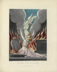 The Reunion of the Soul and the Body, Illustration from The Grave by Robert Blair, Engraved by Louis Schiavonetti