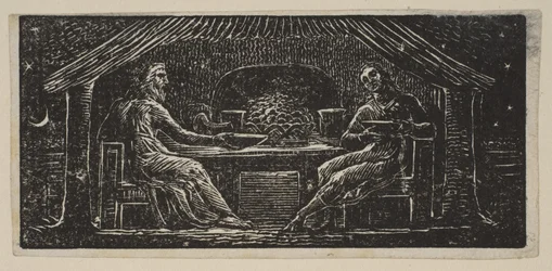 Thenot and Colinet Eat Their Evening Meal, from Thornton