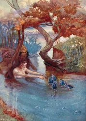 Illustration for Vathek, An Arabian Tale, by William Beckford