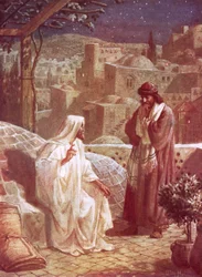 Jesus in Conversation with Nicodemus